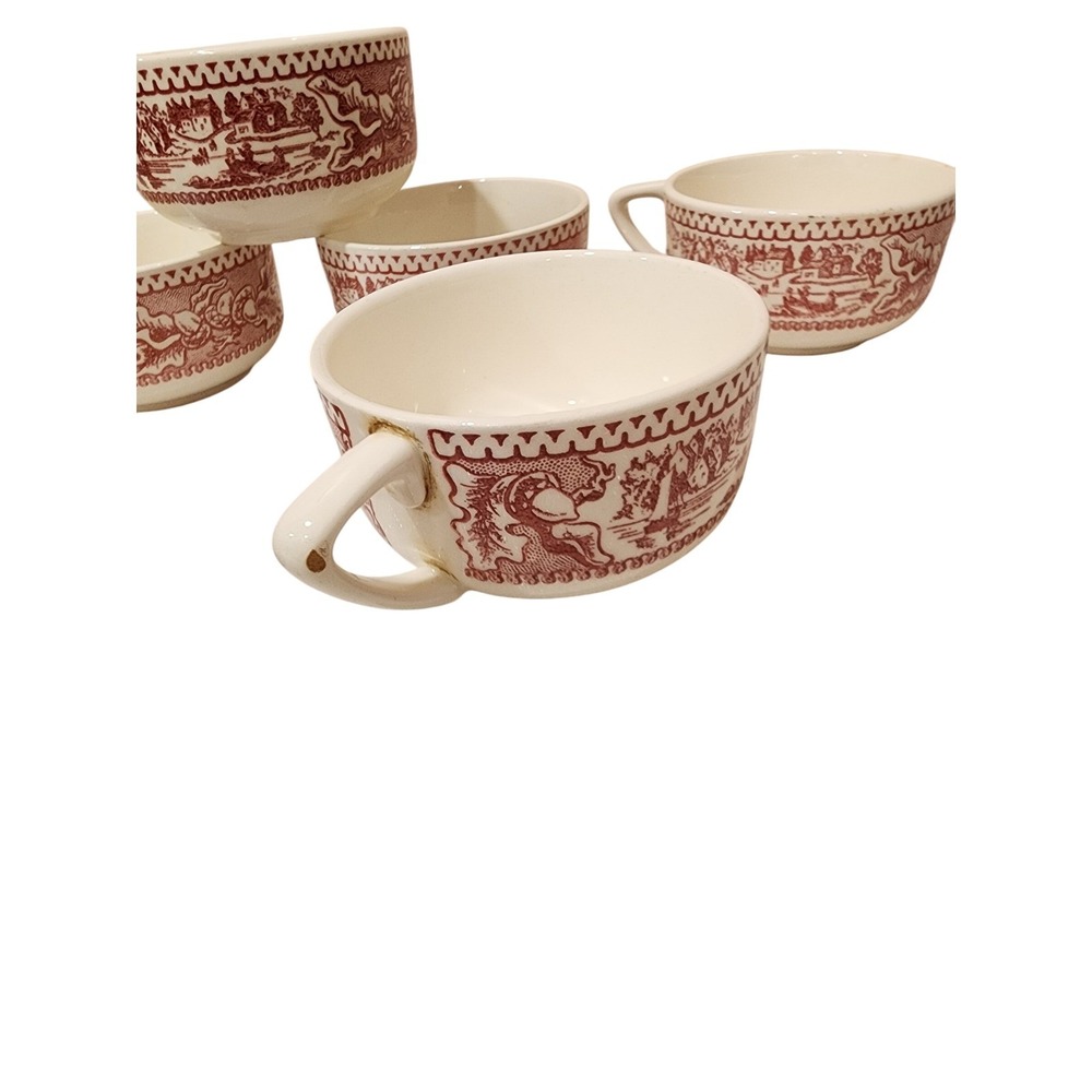Vintage Set of 6 Royal Ironstone Memory Lane Cups - Picture 5 of 8